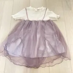 apres les cours　フラワーチュール　半袖ワンピース　80cmのサムネイル