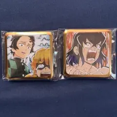 鬼滅の刃　ダイニング　スクエア缶バッジ　炭治郎　善逸　伊之助