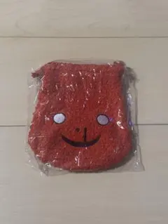 しずくちゃん　もこもこ巾着ポーチ　はなぢ君