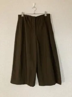 【vintage】LINEN NO TUCK FLARE SHORTSのサムネイル