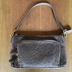 ロダニアオーストリッチ2way ショルダーバッグ トープ