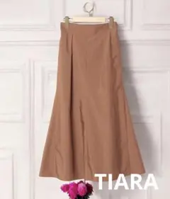TIARA ロングスカート ブラウンのサムネイル