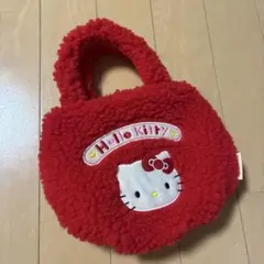 Hello Kitty ボアバッグ レトロ ハンドバッグ キティ 2008