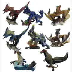 モンスターハンター DXF スタチューモデルモンスターズ　8体セット