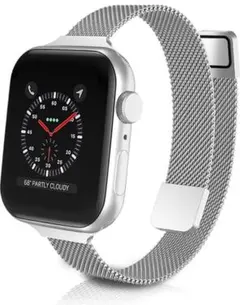 Apple watch Series 7シルバーベルト22mm コンパチブル
