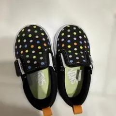 値下げ中VANS ドット柄 スリッポン13cmスニーカー
