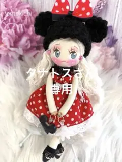 ともちゃんさん専用❤️いちご帽子❤️いちご柄❤️ドールチャーム