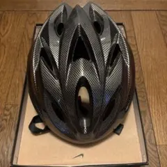自転車用ヘルメット カーボン調
