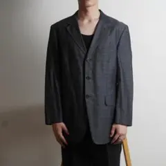 Paul Smith シングルテーラードジャケット チェック グレー/IW415
