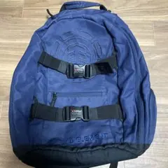 【美品】ELEMENT ネイビー リュック　カバン　スケボー