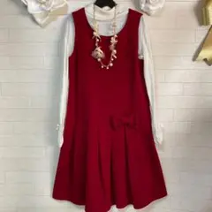 リボンつきフレアワンピース  ギャラリービスコンティ  新品