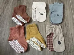 滑り止めベビー靴下 6足セット