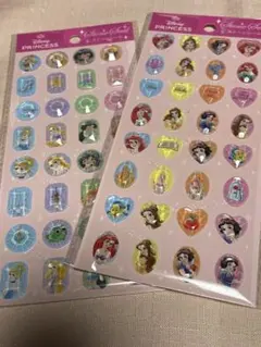 ディズニープリンセス ストーンシールセット 2パック