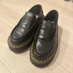 ブラック 厚底ローファー　ドクターマーチン　UK4