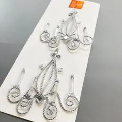 【クリスマス用】シャンデリア型オーナメント(2個セット)