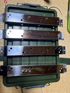 角マーカー　ステンレス　3連ステー