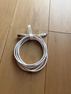 携帯充電ケーブルUSB-A to Lightningケーブル 約2m ホワイト
