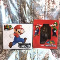 スーパーマリオ 3Dランド コレクションフィギュア　マリオ＆ルイ−ジ