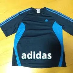 adidas CLIMALITE トレーニングトップス 紺レディースTシャツ