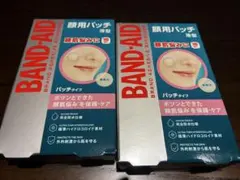 新品未使用未開封　BAND-AID 顔用パッチ 薄型 2箱　32枚 バンドエイド