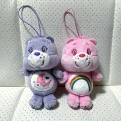 ケアベア CareBears ピンク 紫 パープル ぬいぐるみ マスコット