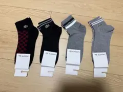 LACOSTE ラコステ メンズ ソックス 4足セット 25-27cm