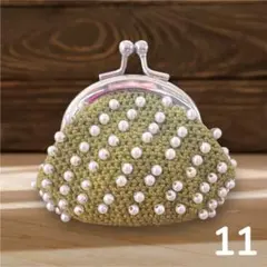 ♡ハンドメイド♡ビーズがま口　財布　小銭入れ　小物入れ　コインケース　ポーチ11