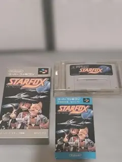 【箱・説明書付き 希少】SFC スターフォックス (STAR FOX)