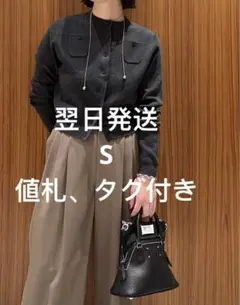 CABaN コットンカシミヤ クルーネックカーディガン