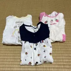 ロンパース３点　　50〜60