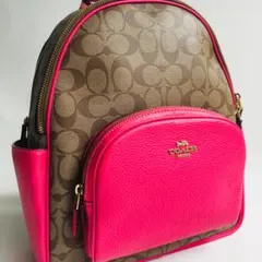 COACH コーチ 8522 シグネチャー PVCレザー リュック バックパック