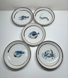 九谷焼 鳥獣戯画スポーツ 小皿5枚セット とり皿 プレート ショップ