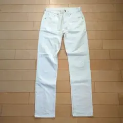 Dior Homme ホワイト ストレートデニム - メルカリ