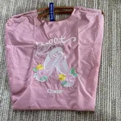 【新品】刺繍エコバッグ　バレエトゥシューズ