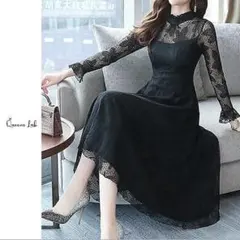 ドレス パーティードレス マキシワンピース ワンピース ロングドレス ロング 2