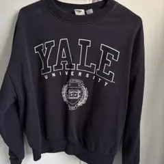 H&M Yale University トレーナー ネイビー