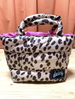deicy ヒョウ柄トートバッグ