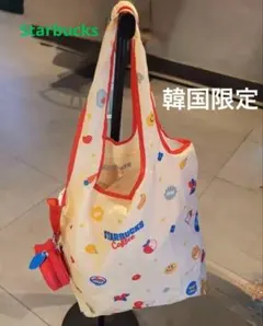 《韓国限定》スターバックス アップルエコバッグ Starbucksのサムネイル
