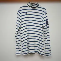 PEARLY GATES ストライプ モックネック ハイネックシャツ サイズ5