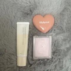 KANOSAN 化粧下地 & コスメセット　リリーバイレッドチーク