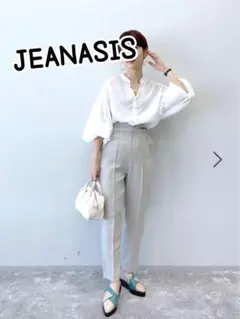 ♢JEANASISジーナシス＊ハイウエストトラウザーパンツ♢ KBF