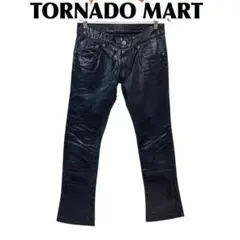 【美品】TORNADO MART バッファロー レザーパンツ S ブラックのサムネイル