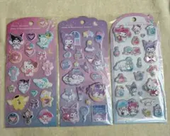 サンリオ　ジュエルマシュマロステッカーズ　3種セット