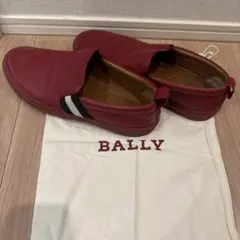 BALLY 赤 レザー スリッポンスニーカーのサムネイル