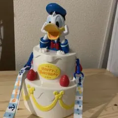 ディズニーランドポップコーンバケット　ドナルドダックバースデーケーキ