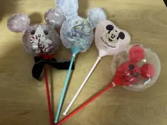 ディズニー　手持ちバルーン4本セット