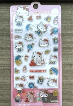 韓国限定　HELLO KITTYハローキティ ボンボンドロップシール