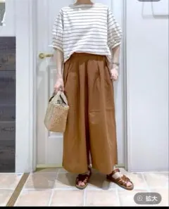 studio clip 撥水/接触冷感/速乾夏のお手入れらくらくコクーンパンツ