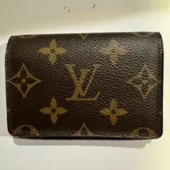 良品 正規 ルイ ヴィトン モノグラム カードケース 名刺入れ パスケース