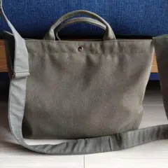 専用です。帆布ショルダーバッグ　帆布トートバッグ　帆布通勤バッグ